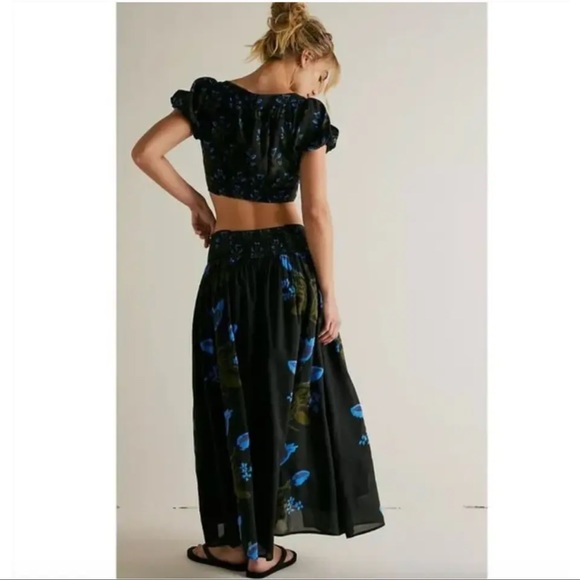 Free People Easy to Love Two Piece Skirt & Top Set NWOT - Picture 3 of 6